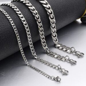Trendy Cuban Chain Hip-hop Thick Six-sided Sweater Chain That Won't Fade